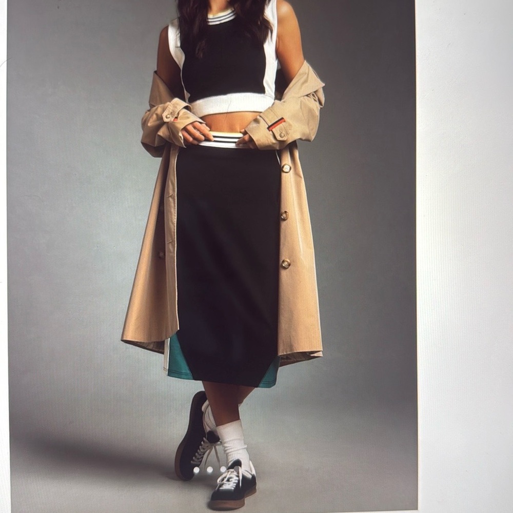 Black Midi Pencil Skirt